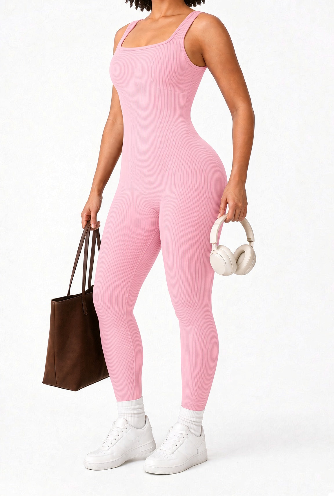 Olyssi™ Ribbed Sculpt Jumpsuit