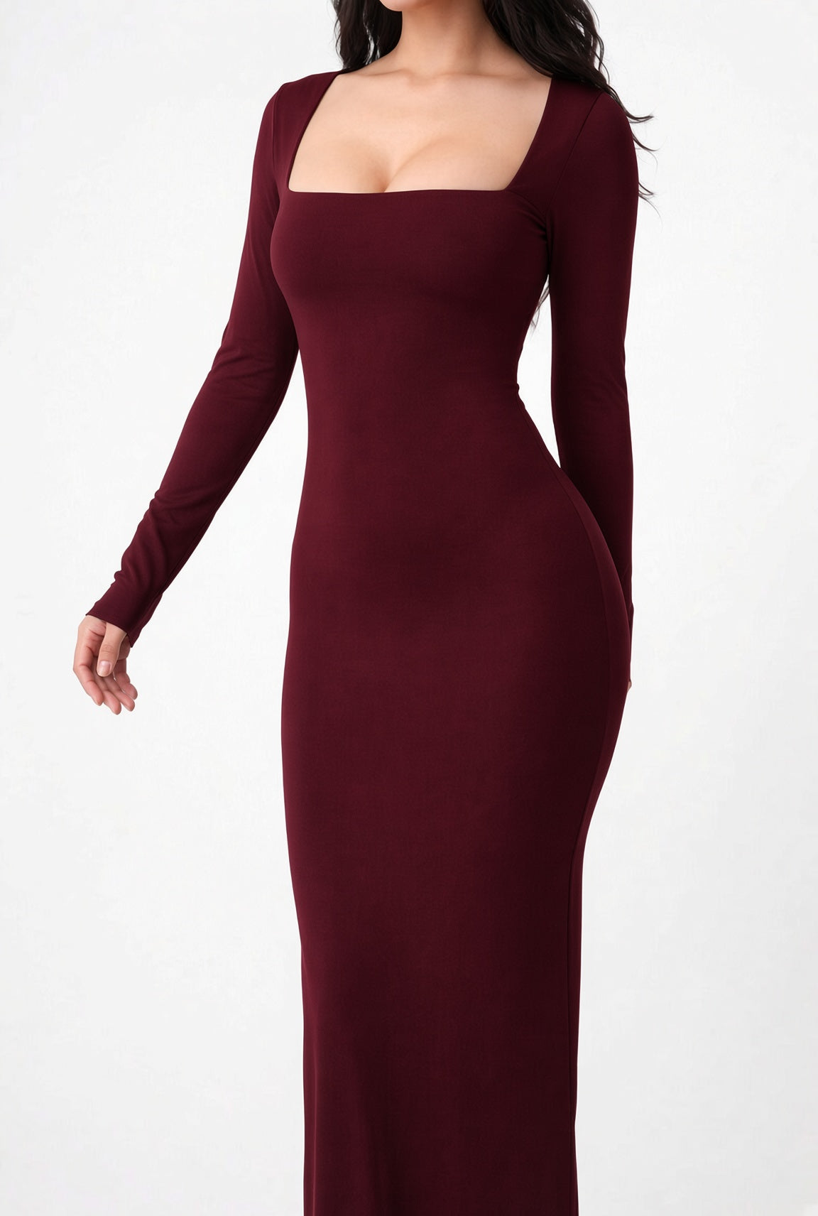 Olyssi™ Silhouette Long Sleeve Dress