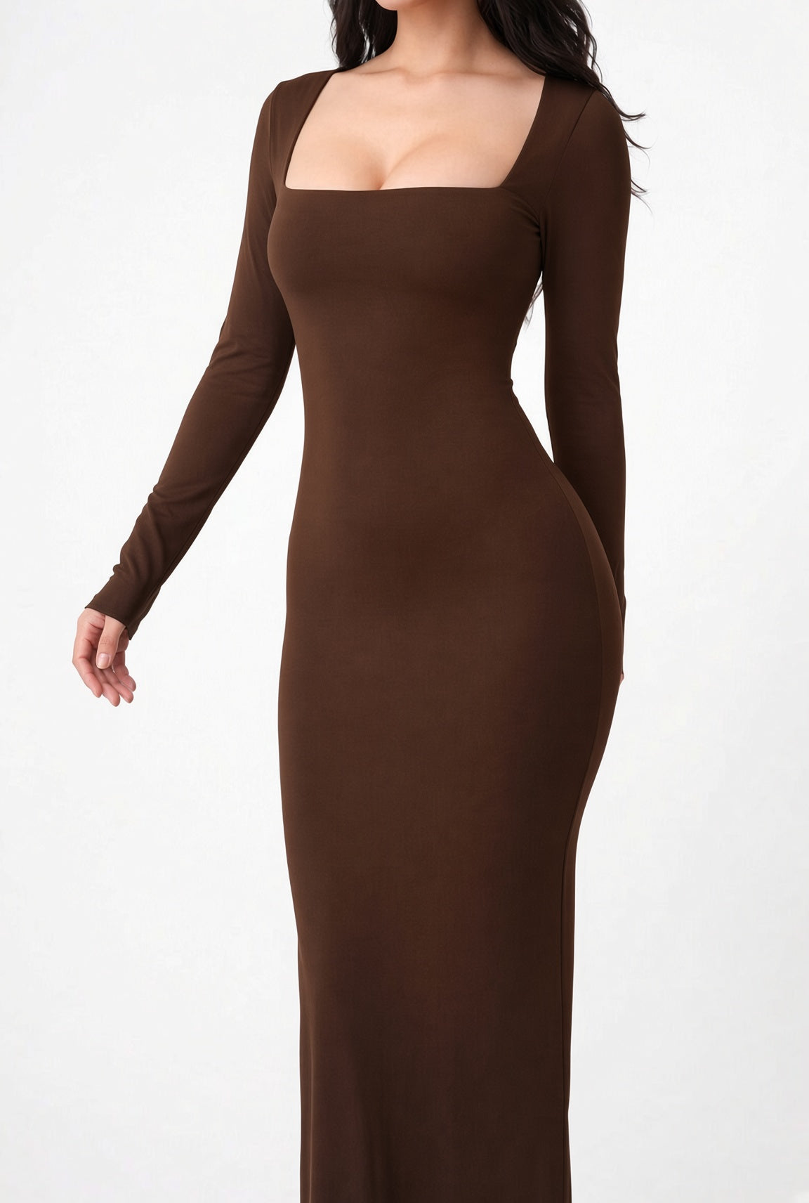 Olyssi™ Silhouette Long Sleeve Dress
