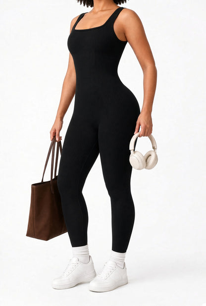 Olyssi™ Ribbed Sculpt Jumpsuit