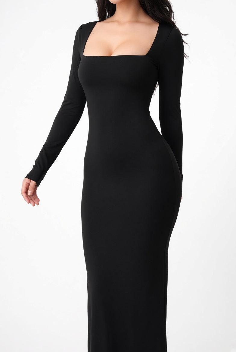 Olyssi™ Silhouette Long Sleeve Dress