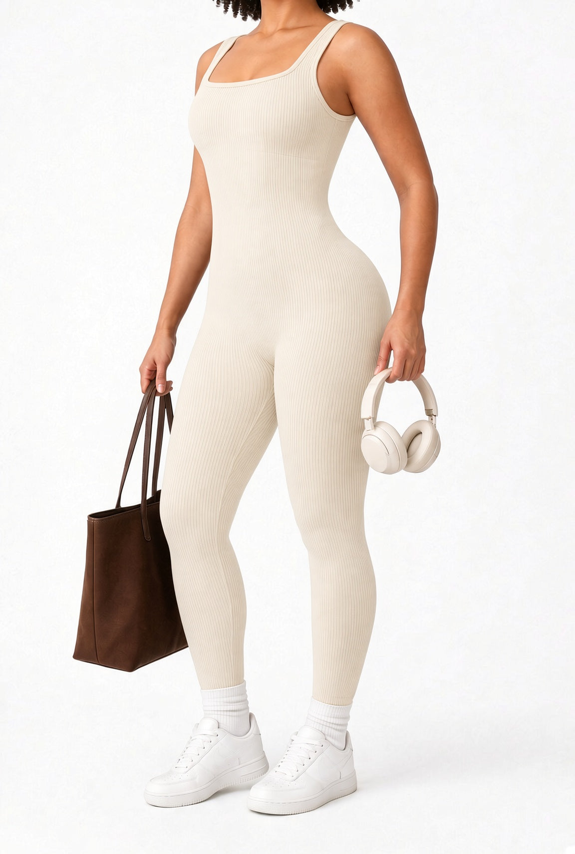 Olyssi™ Ribbed Sculpt Jumpsuit